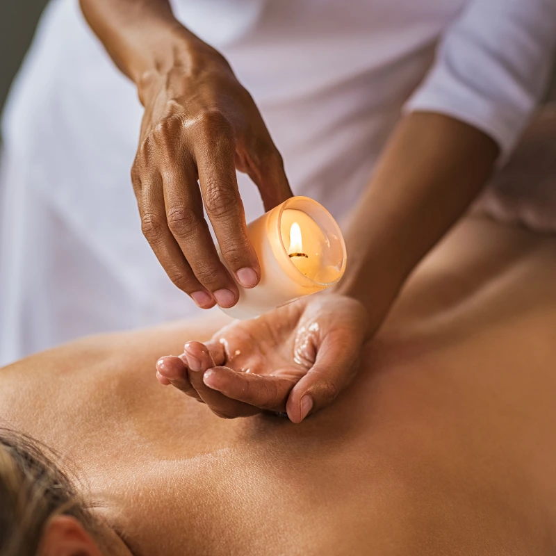 Massagem com velas TMG Terapias